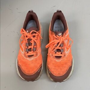 New Balance Fresh Foam X Hierro V9 Trail Shoes Sz 9.5 Hot Mango Peach Blossom!